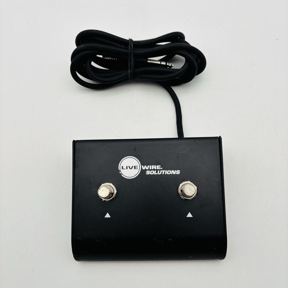 Live Wire Solutions Dual Latching Footswitch FSW22 Guitar Amp Channel